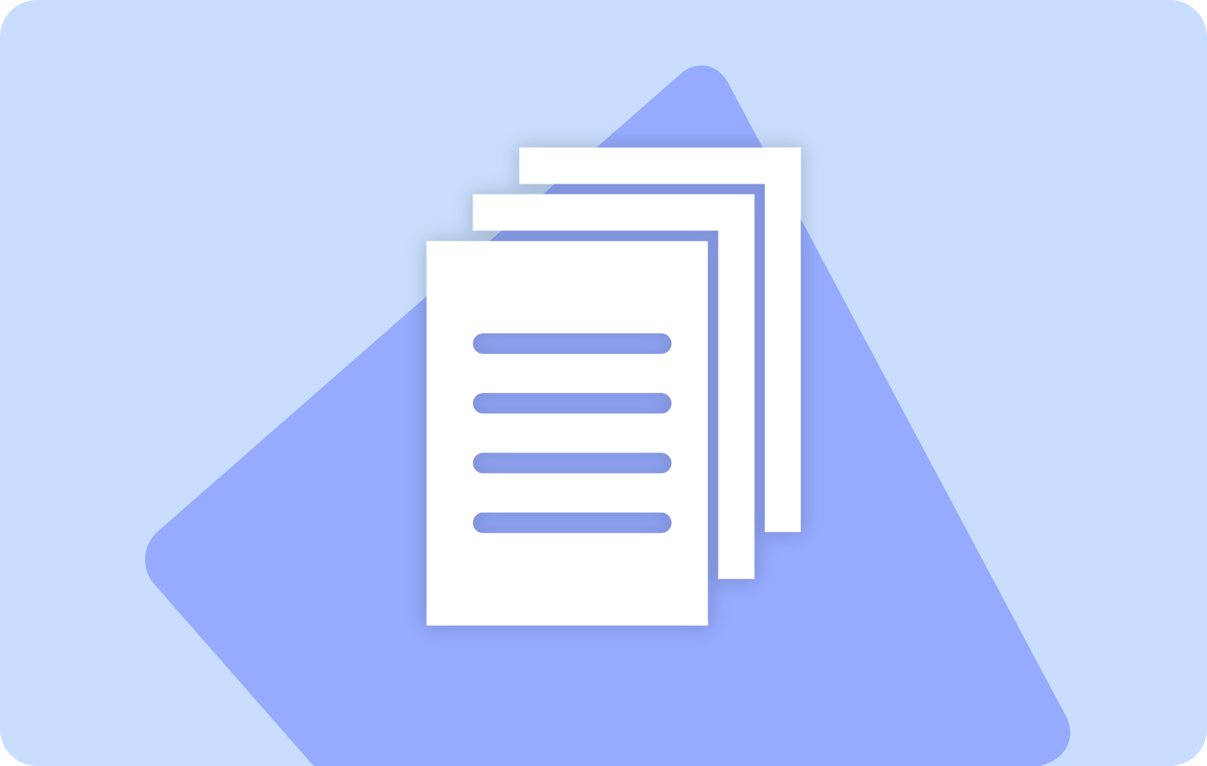 blog icon on blue background