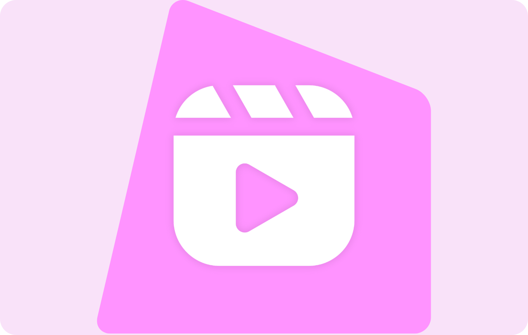 webinars icon on pink background